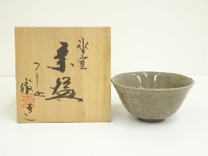 徹造　氷裂貫入茶碗（共箱）